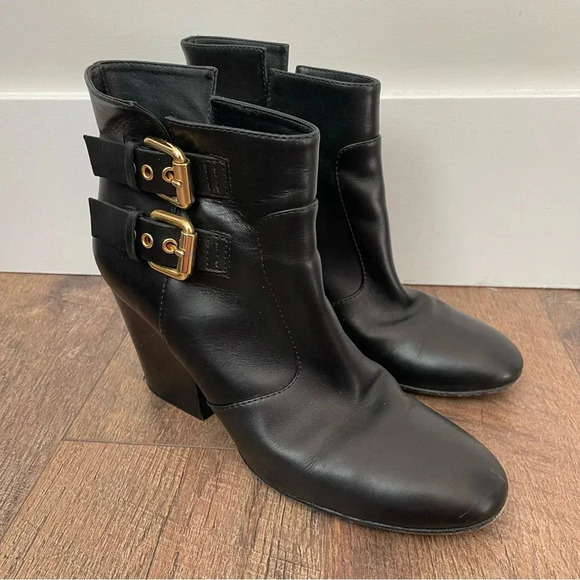 Giuseppe Zanotti  Nikita Buckle Leather Ankle Boots - Picture 2 of 8